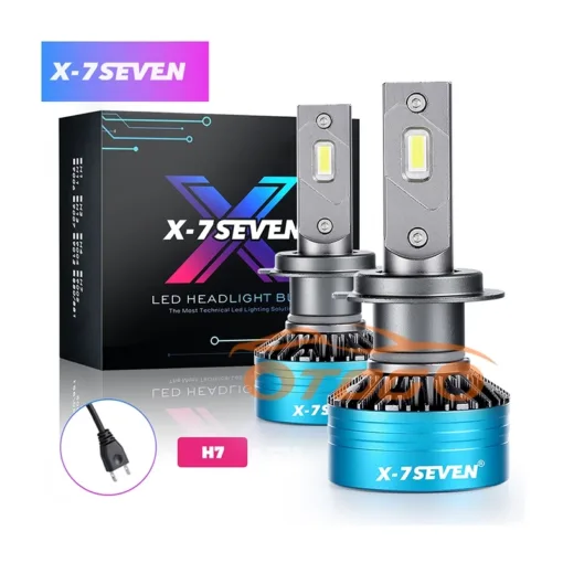 Bóng đèn Led X-7SEVEN – Chân H7 gắn zin cho Vinfast VF3